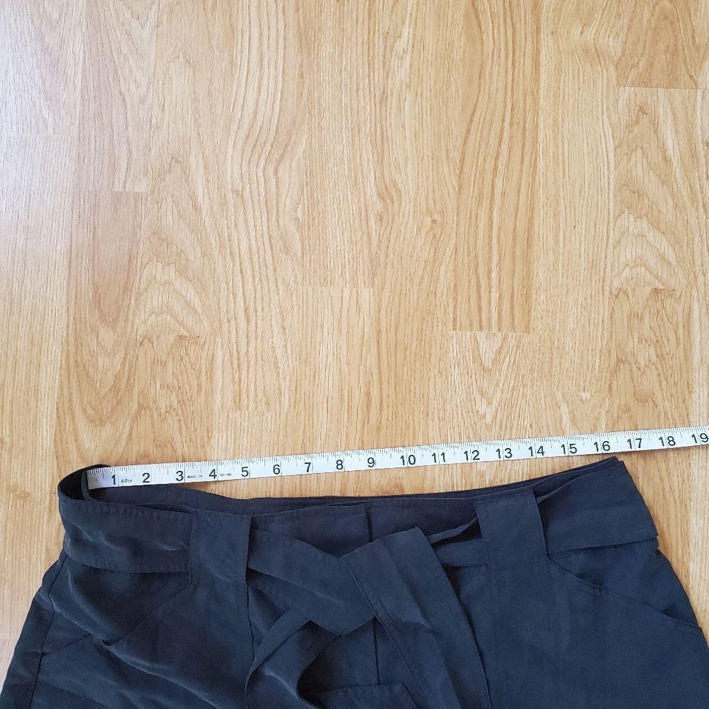 🌻VINCE CAMUTO🌻 Belted High Waist Shorts - [Size 12 * Black] - Picture 6 of 8